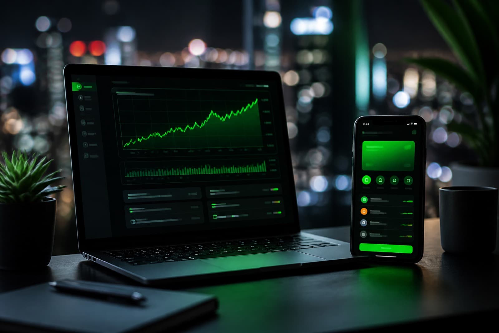 Achat de crypto sur ordinateur et mobile