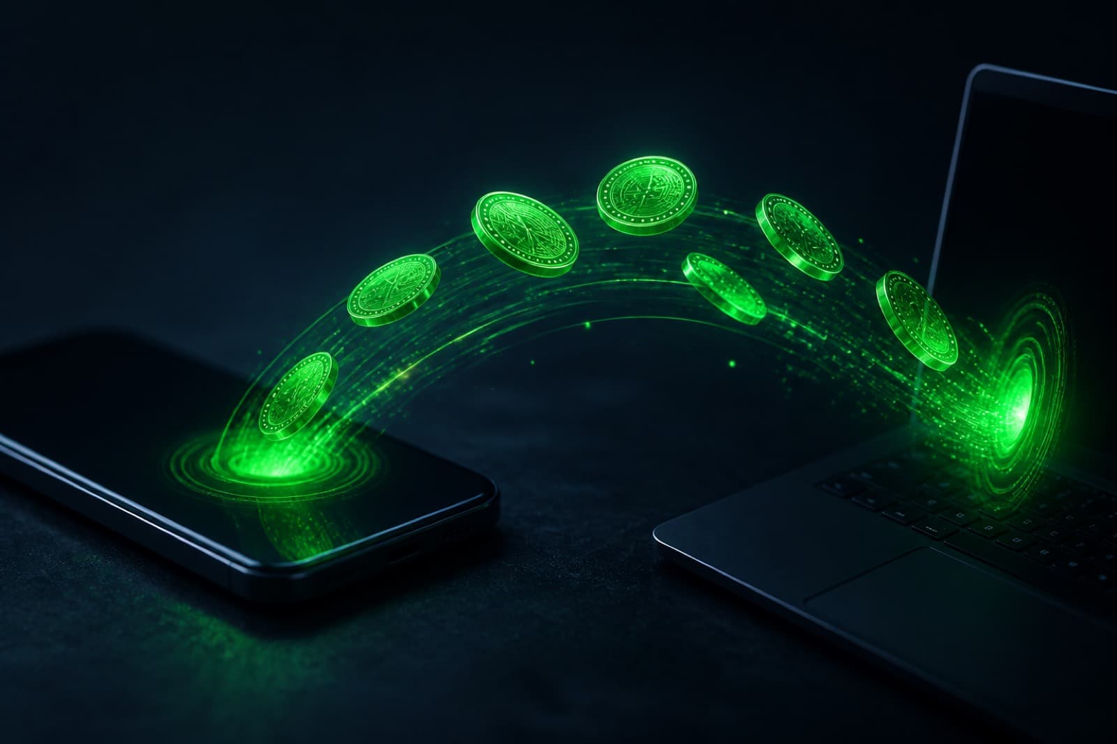 Transfert crypto vers un casino en ligne